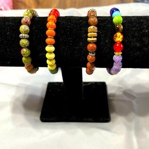 Natural stone and chakra bracelets 8mm (4)